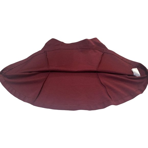 Women’s Old Navy Brand Flared Skirt Red Polyester Blend Junior's Size Medium - Picture 4 of 12